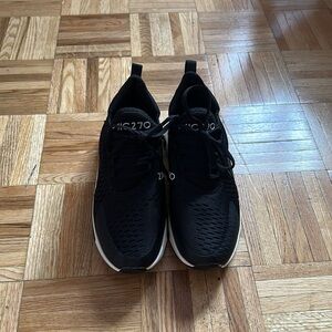 Black and white sneakers